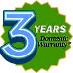 3 Years Domestic Warranty