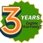 3 Years Engine Warranty