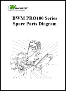 Bwm Pro100 Series Spare Parts Diagram