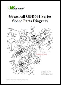 Greatbull Gbd601 Series Spare Parts Diagram